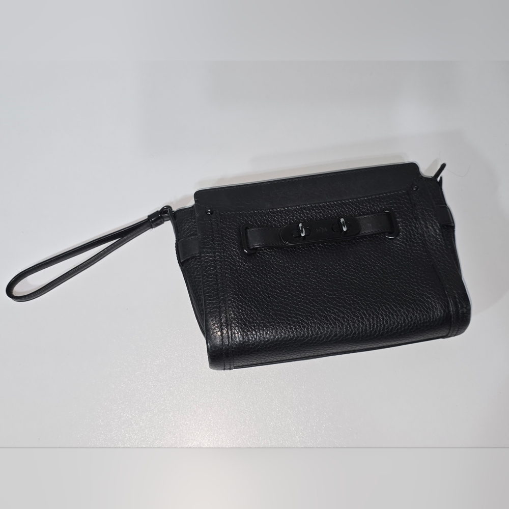 Black Coach Crossbody/Wristlet Bag - Picture 5 of 5